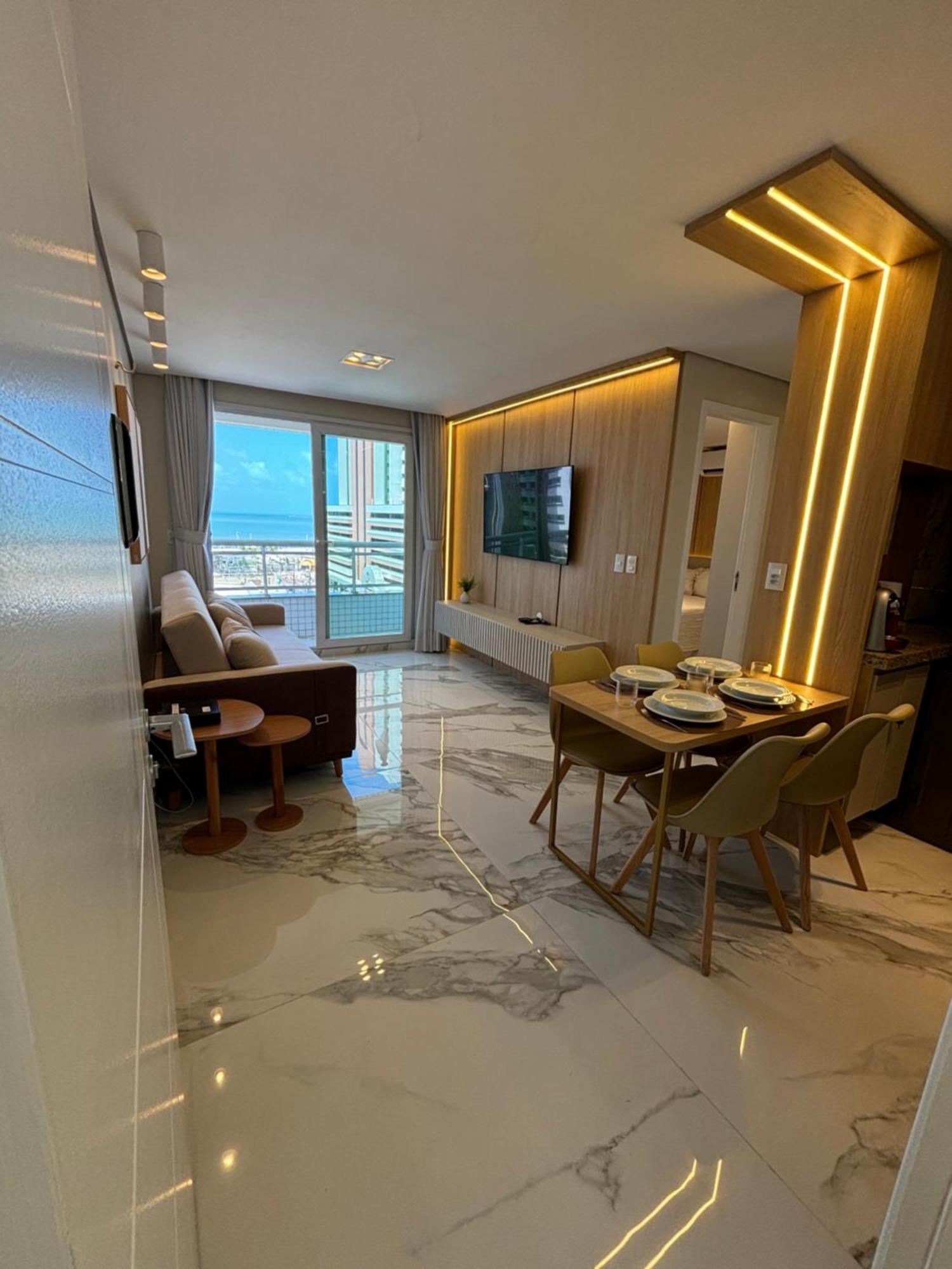 Apartment Vista Mar Incrivel Com 2 Quartos Beira Mar Fortaleza (Ceara)