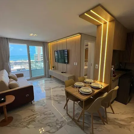 Vista Mar Incrível Com 2 Quartos Beira Mar Apartamento