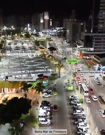 Vista Mar Incrível Com 2 Quartos Beira Mar Fortaleza (Ceara)