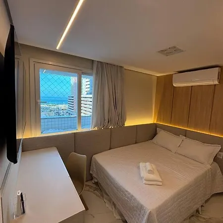Vista Mar Incrível Com 2 Quartos Beira Mar Apartamento