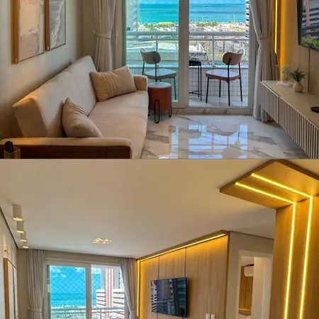 Vista Mar Incrível Com 2 Quartos Beira Mar Fortaleza (Ceara)