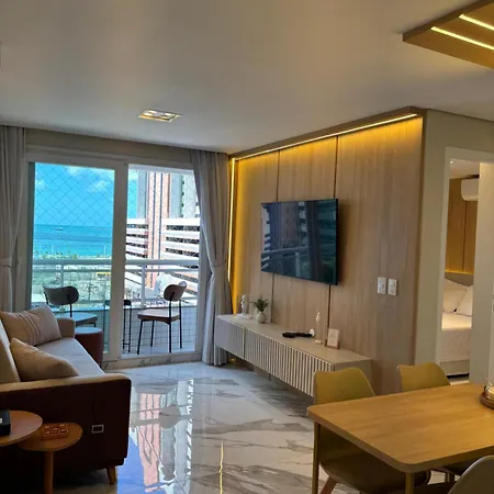 Vista Mar Incrível Com 2 Quartos Beira Mar Apartamento Fortaleza (Ceara)