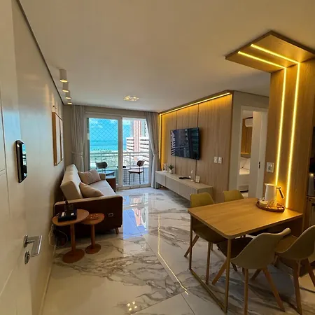 Vista Mar Incrível Com 2 Quartos Beira Mar Apartamento *